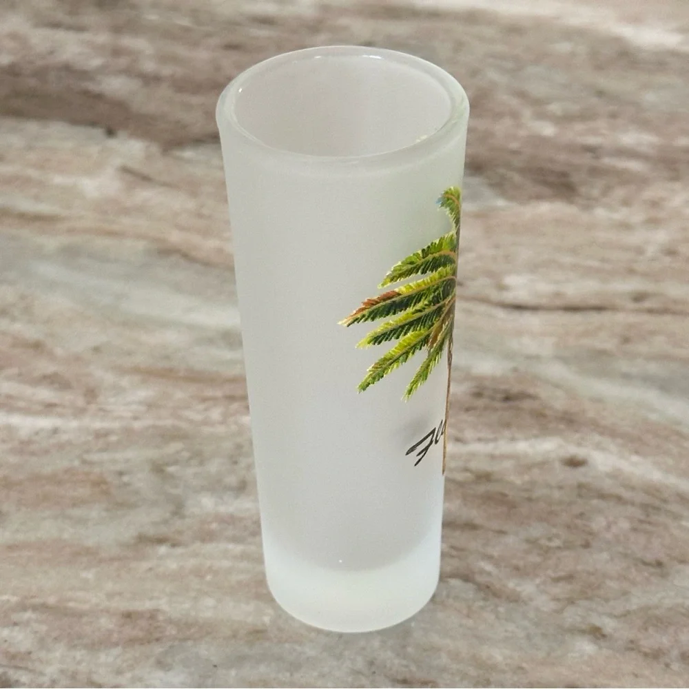 Florida Palm Tree Novelty Shot Glass- Gift - Souvenir